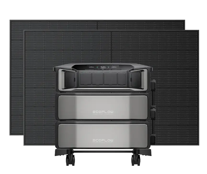 EcoFlow DELTA Pro Ultra + DELTA Pro Ultra Extra Battery + 2 x 400W Rigid Solar Panels