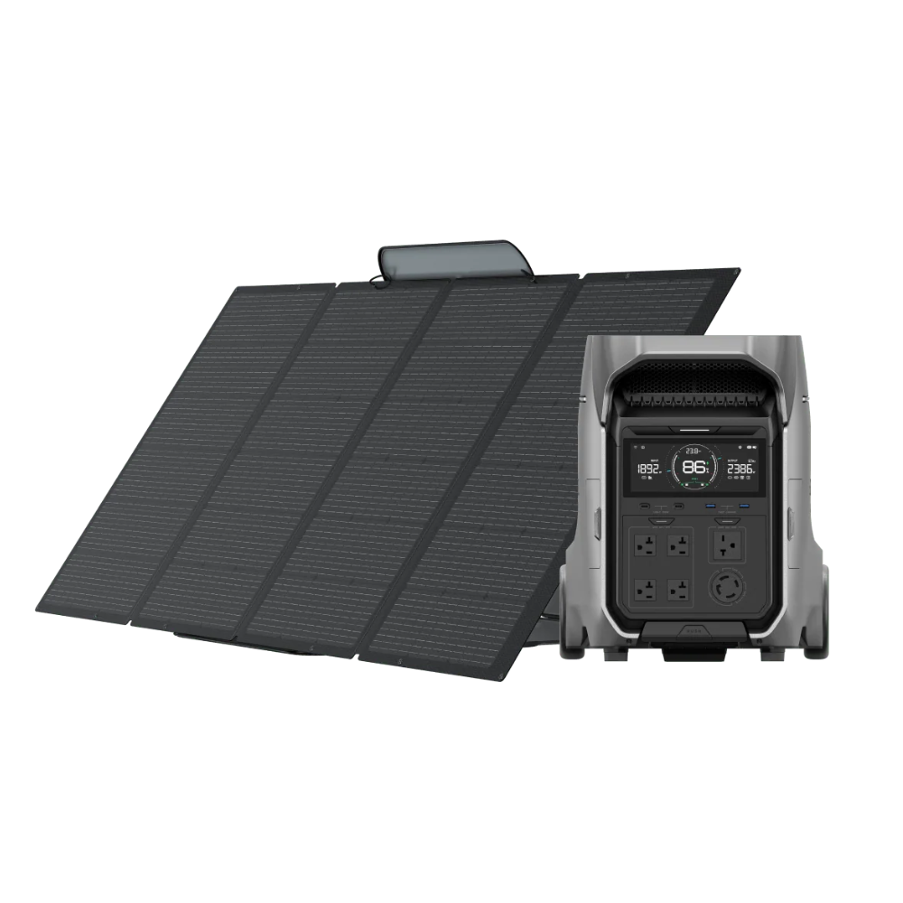 EcoFlow DELTA Pro + 220W Portable Solar Panel