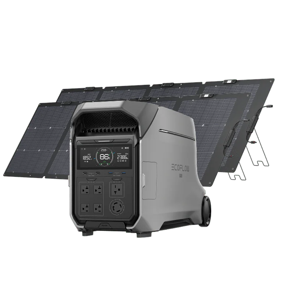 EcoFlow DELTA Pro + 220W Portable Solar Panel