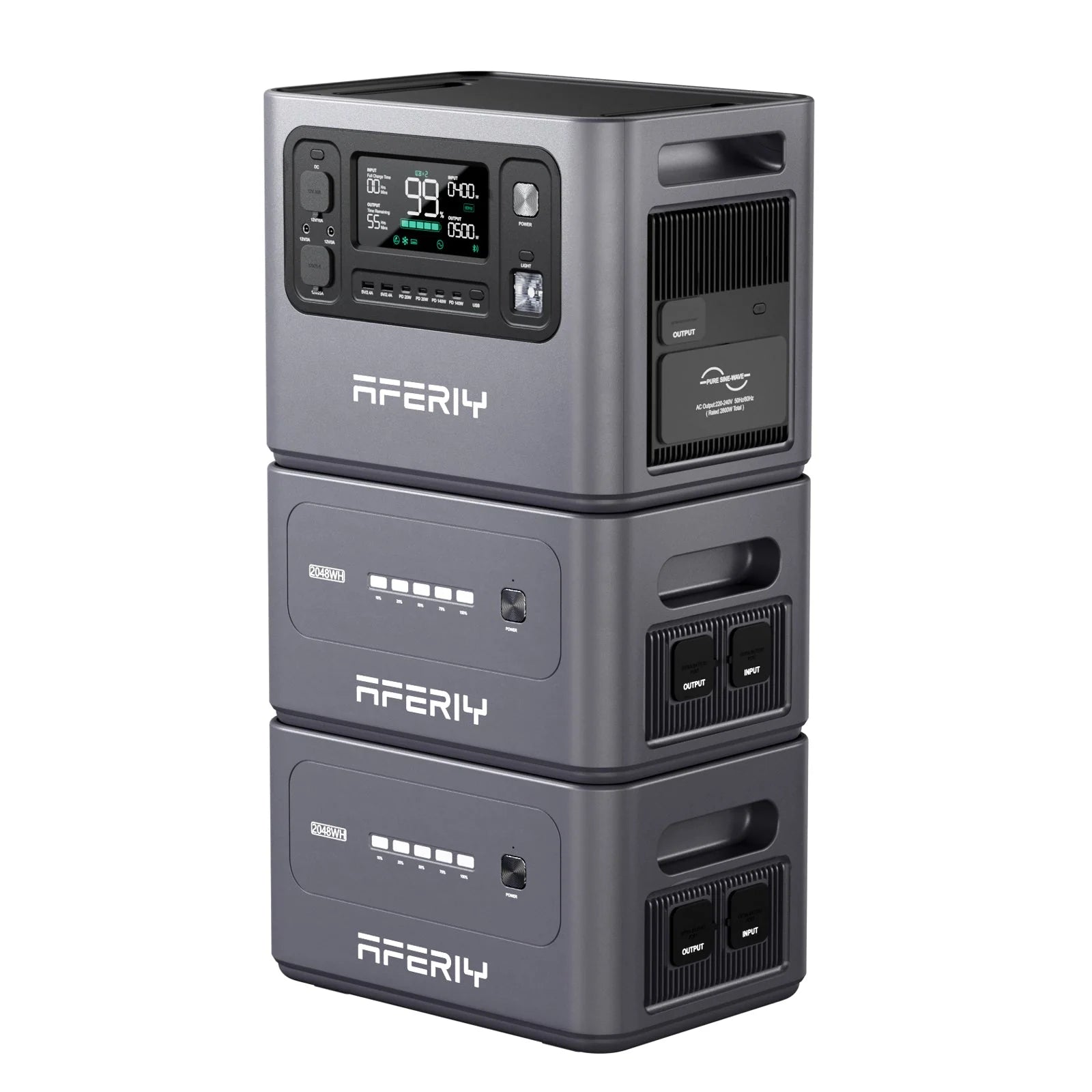 AFERIY P280 2800W Solar Generator Kit