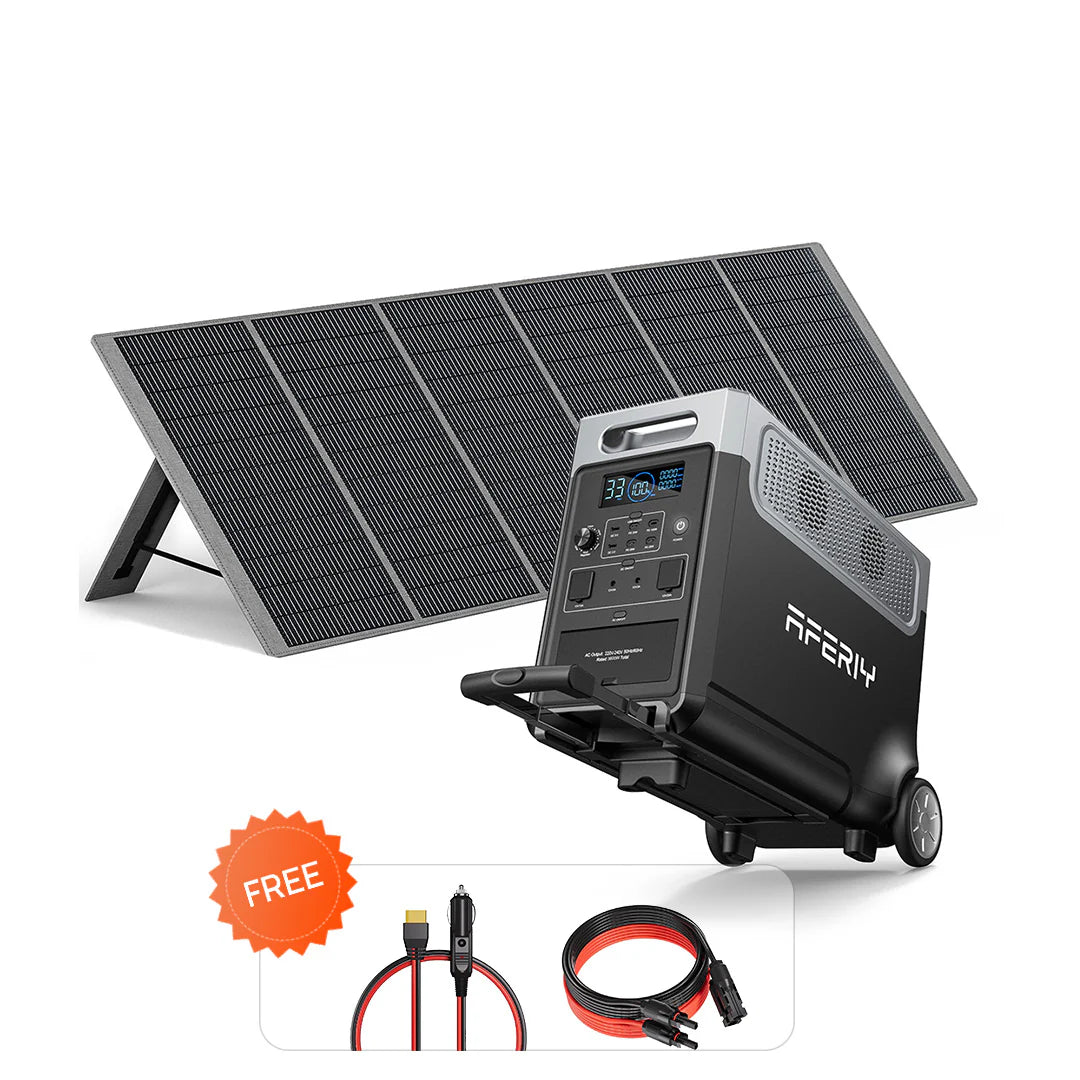 AFERIY P310 3600W Solar Generator Kit
