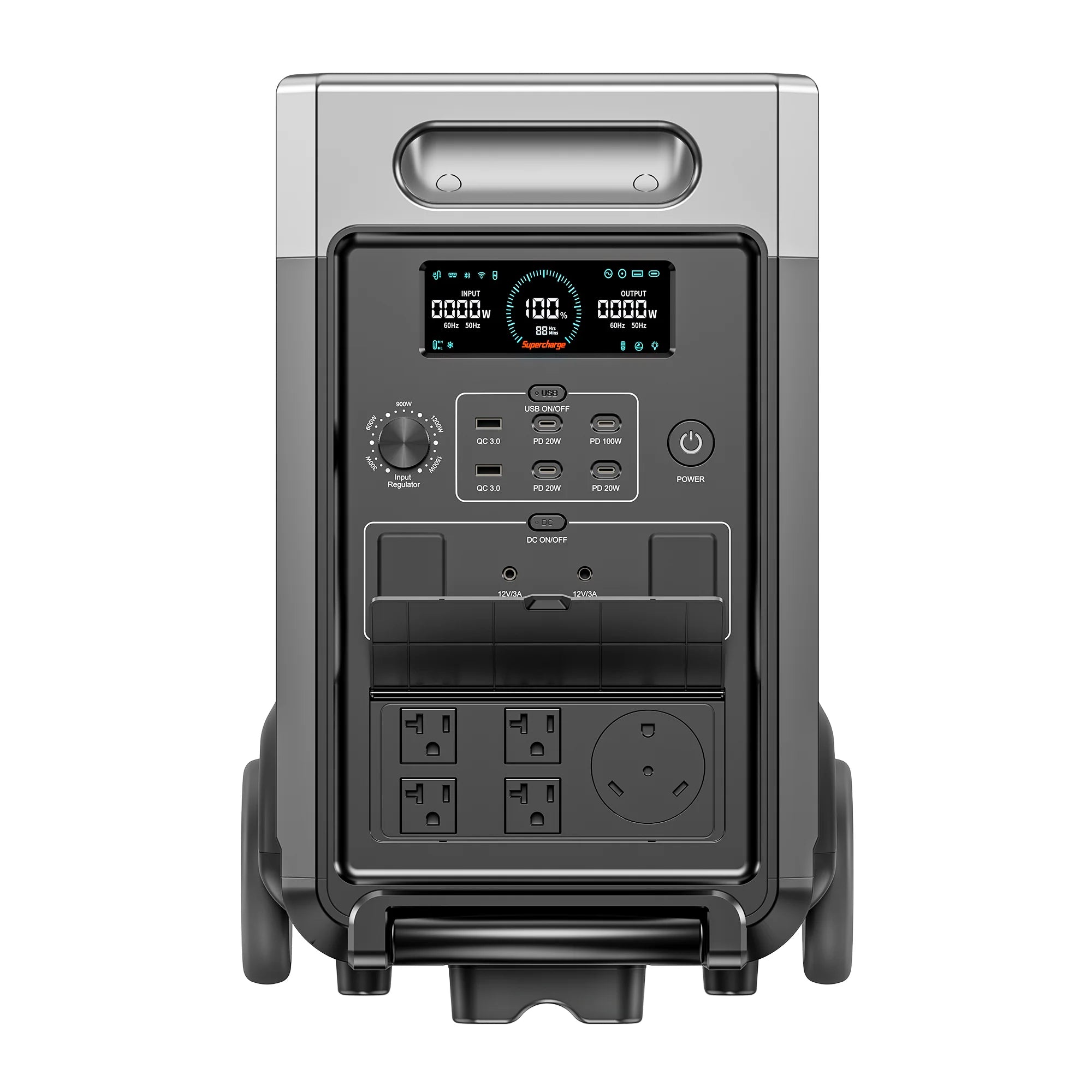 AFERIY P310 3600W Solar Generator Kit with 3840Wh Expansion Battery