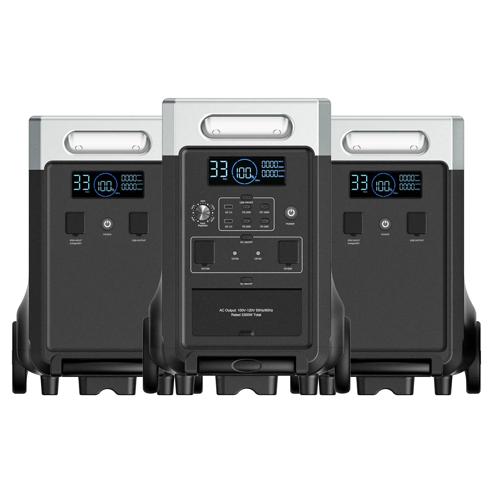 AFERIY P310 3600W Solar Generator Kit with 3840Wh Expansion Battery