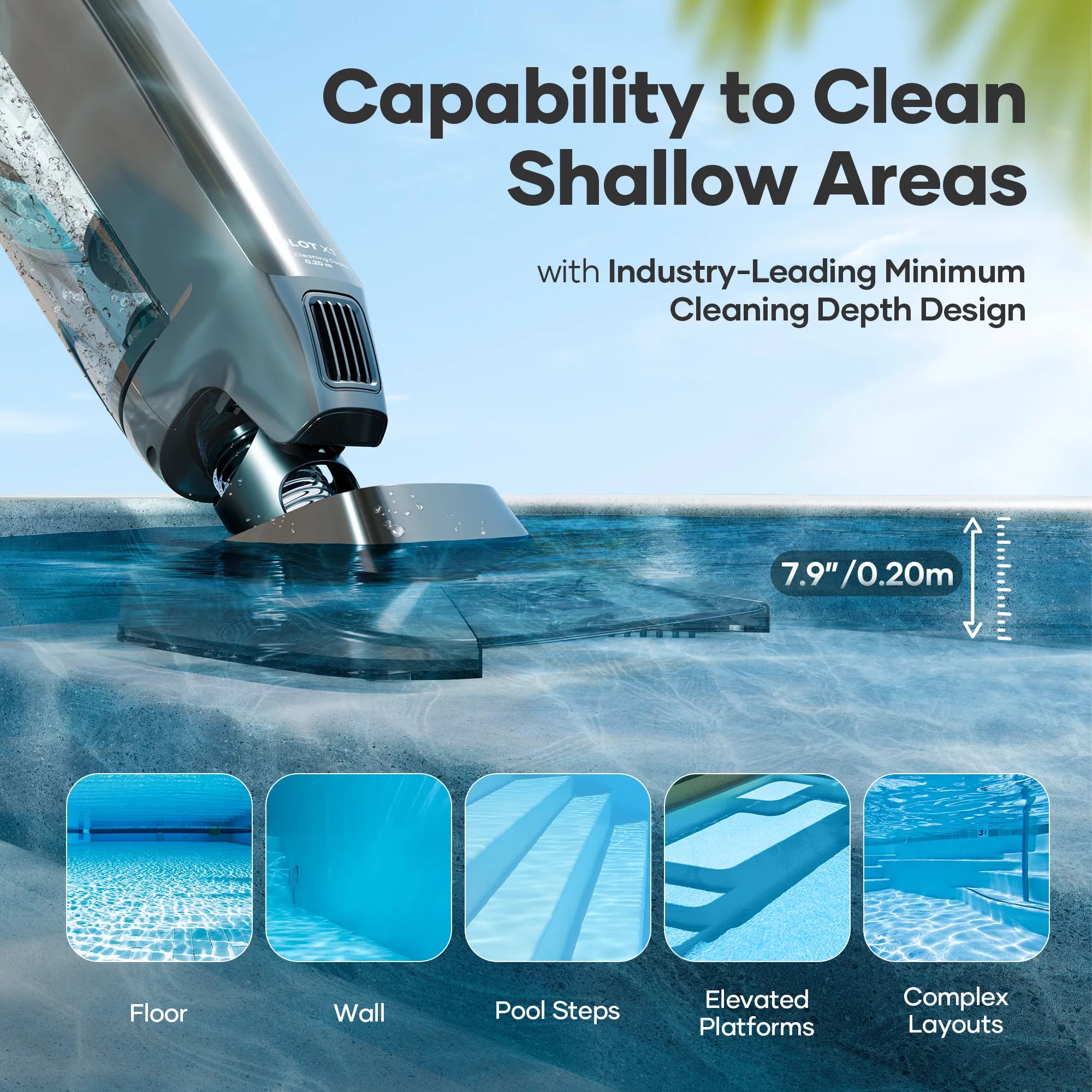 Aiper Pilot X1 Handheld Pool Vacuum