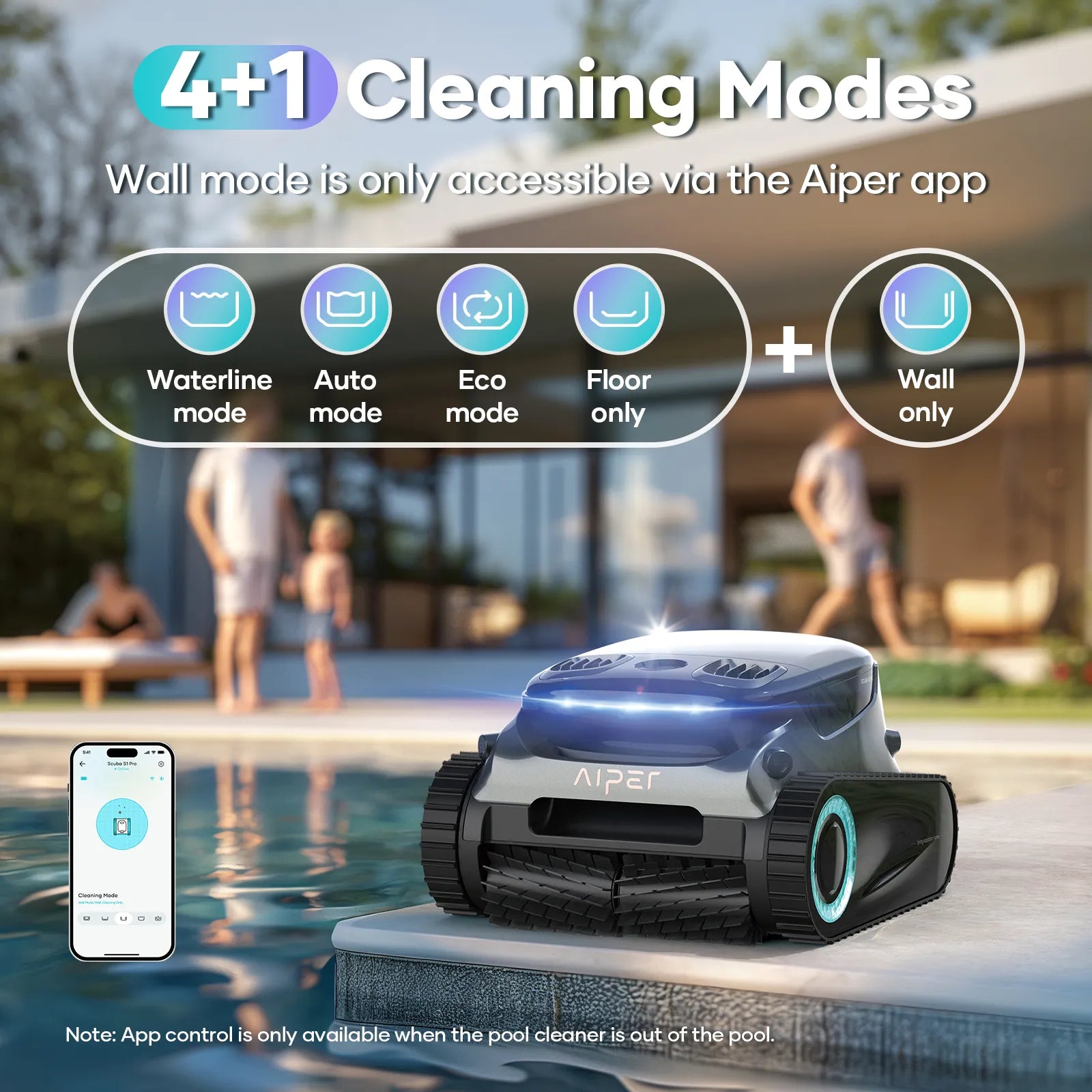 Aiper Scuba S1 Pro Cordless Robotic Pool Cleaner (2025 Upgrade)