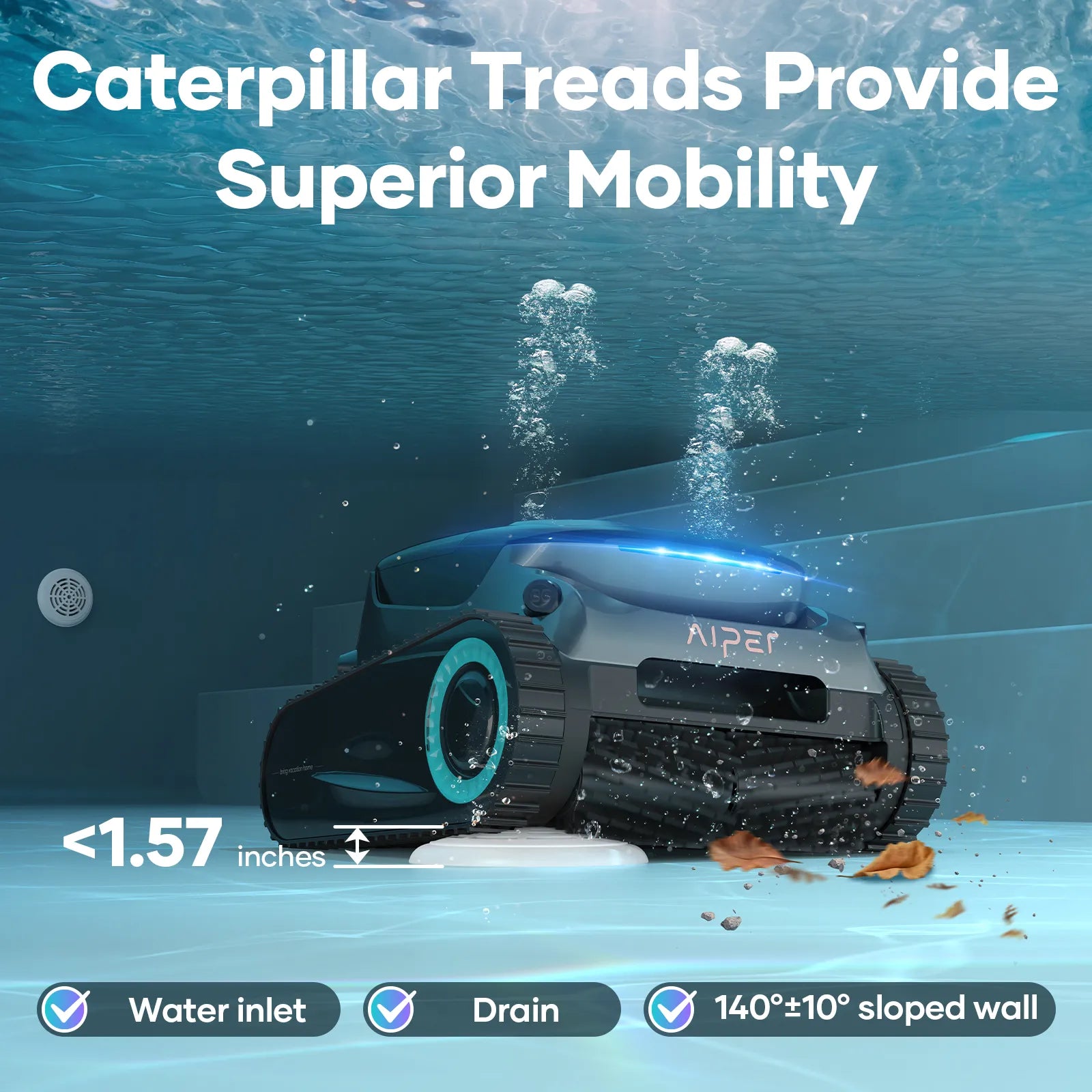Aiper Scuba S1 Pro Cordless Robotic Pool Cleaner (2025 Upgrade)