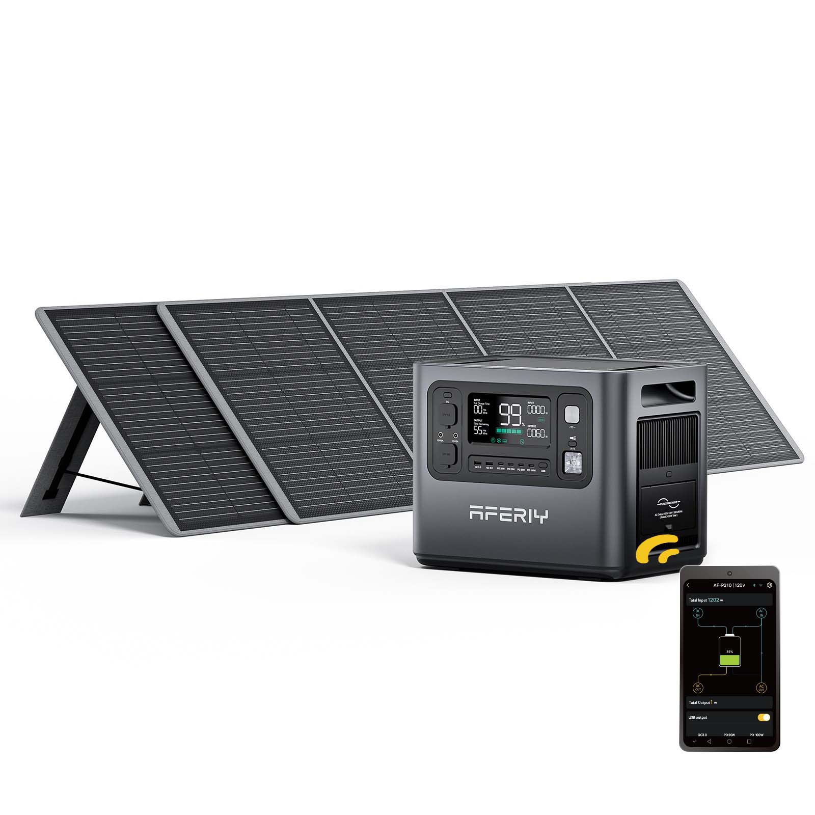 AFERIY P210 Portable Power Station 2400W 2048Wh