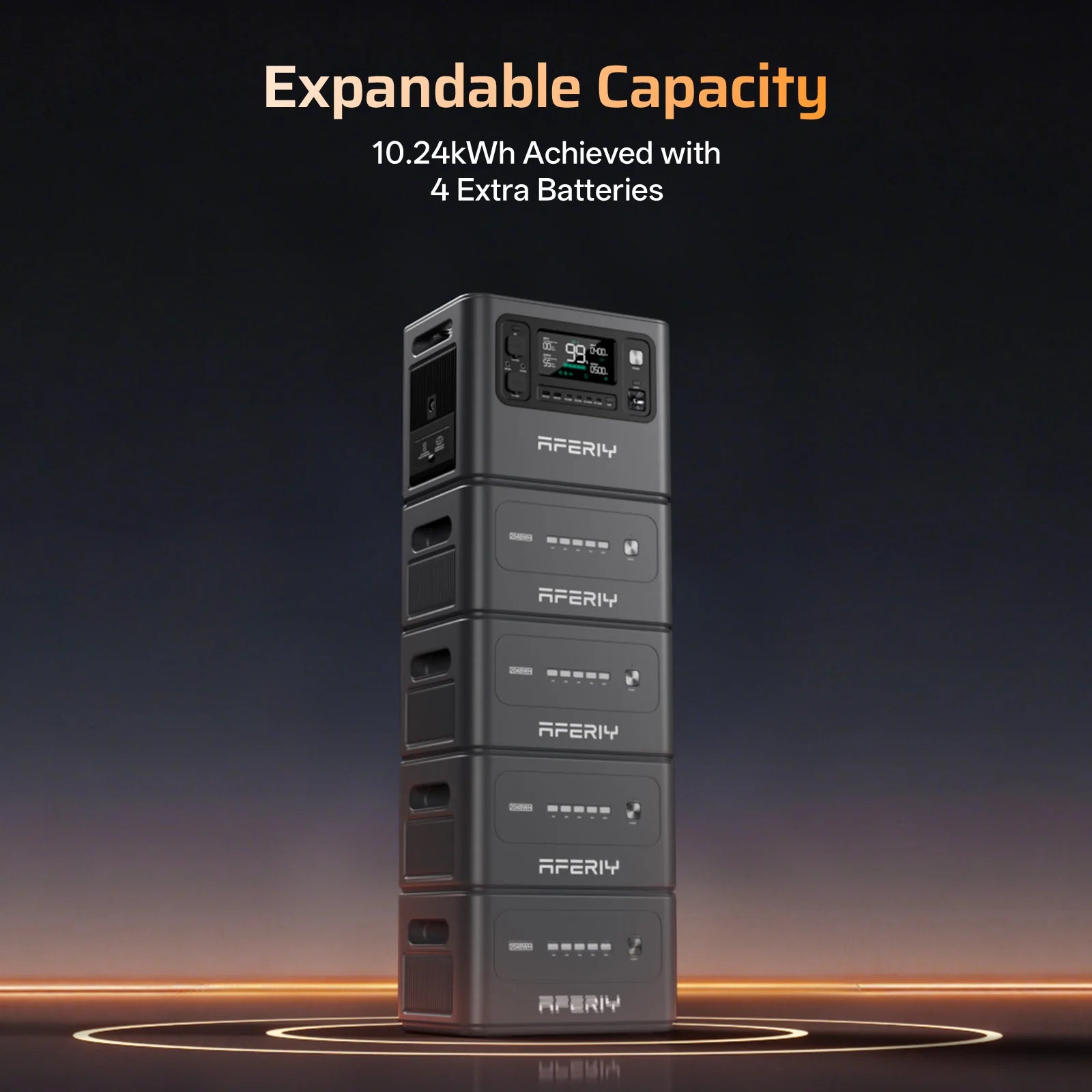 AFERIY P280 Portable Power Station with Expandable Capacity 2800W 2048Wh