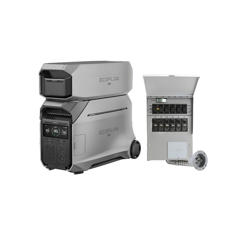 EcoFlow DELTA Pro 3 + DELTA Pro 3 Extra Battery + Transfer Switch