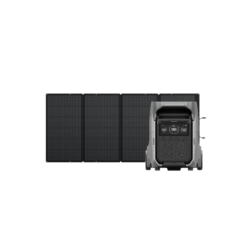 EcoFlow DELTA Pro 3 Solar Generator (PV400W)