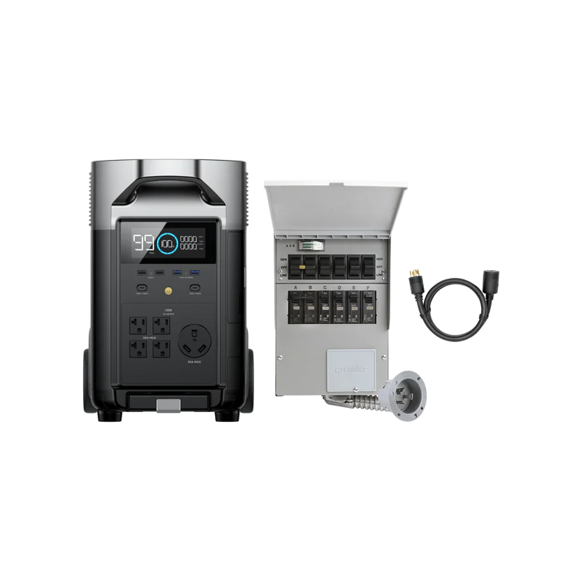 EcoFlow DELTA Pro + Transfer Switch