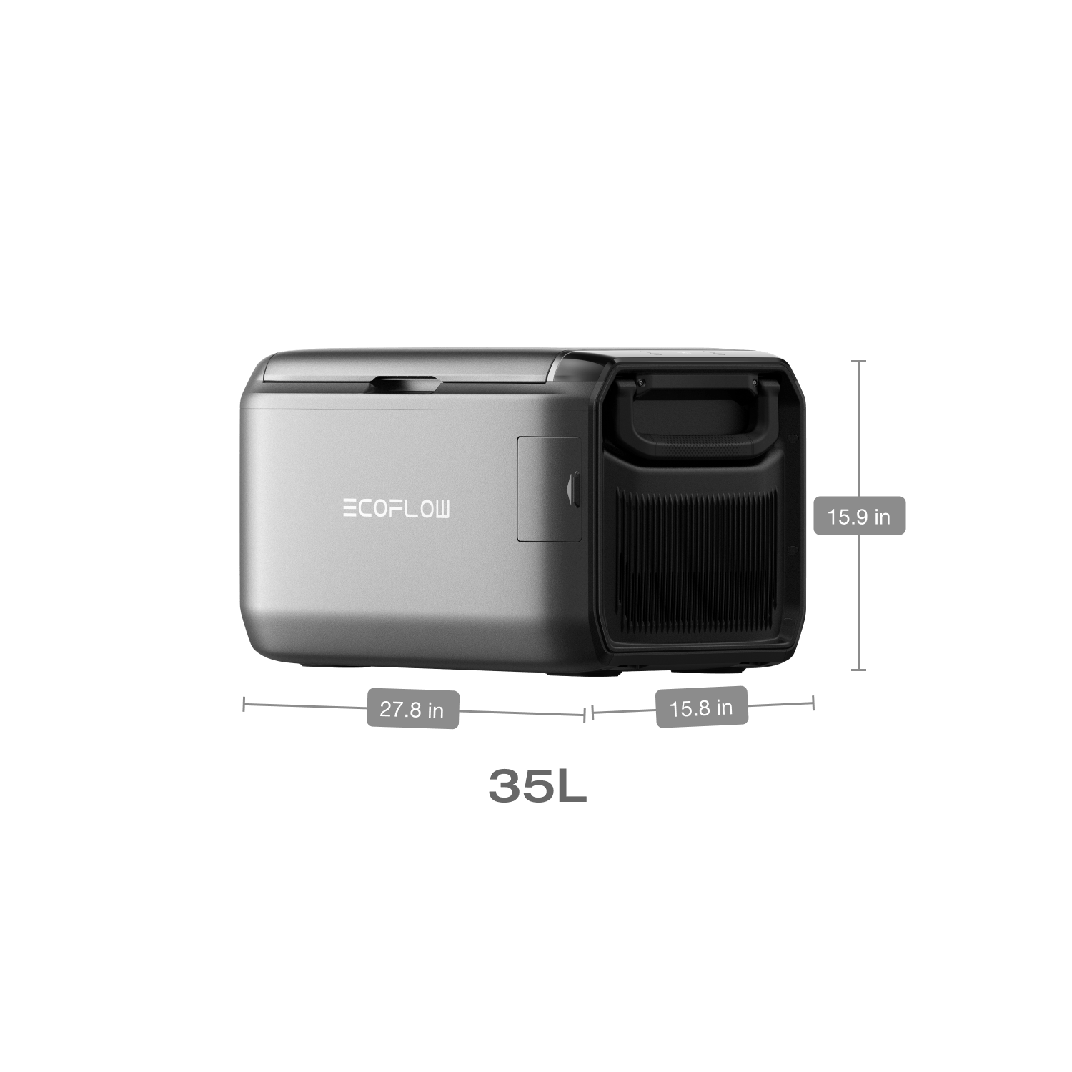 EcoFlow US app only 35L / Without Plug-in Battery EcoFlow GLACIER Classic Portable Fridge Freezer - APP Only