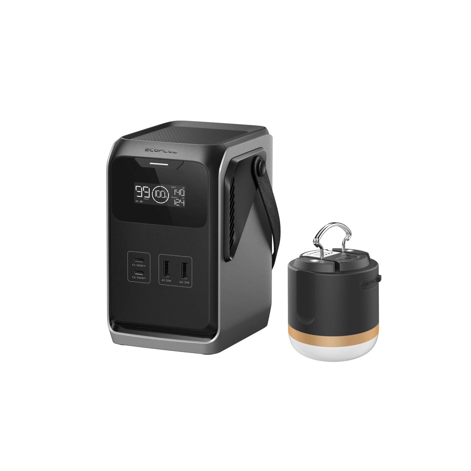 EcoFlow US TRAIL 200 DC (192Wh) + camping light + Free RAPID 30W GaN Charger EcoFlow TRAIL Series DC Portable Power Station