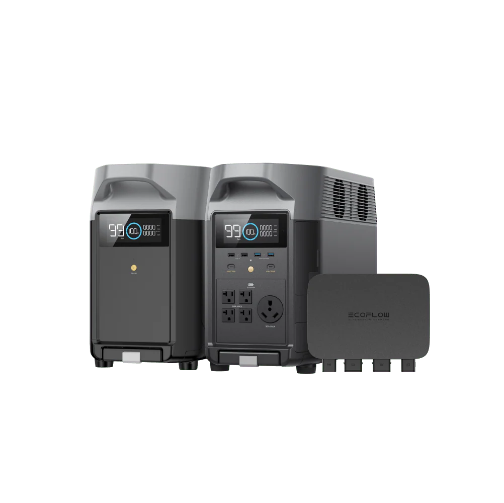 EcoFlow DELTA Pro + Smart Extra Battery + 800W Alternator Charger