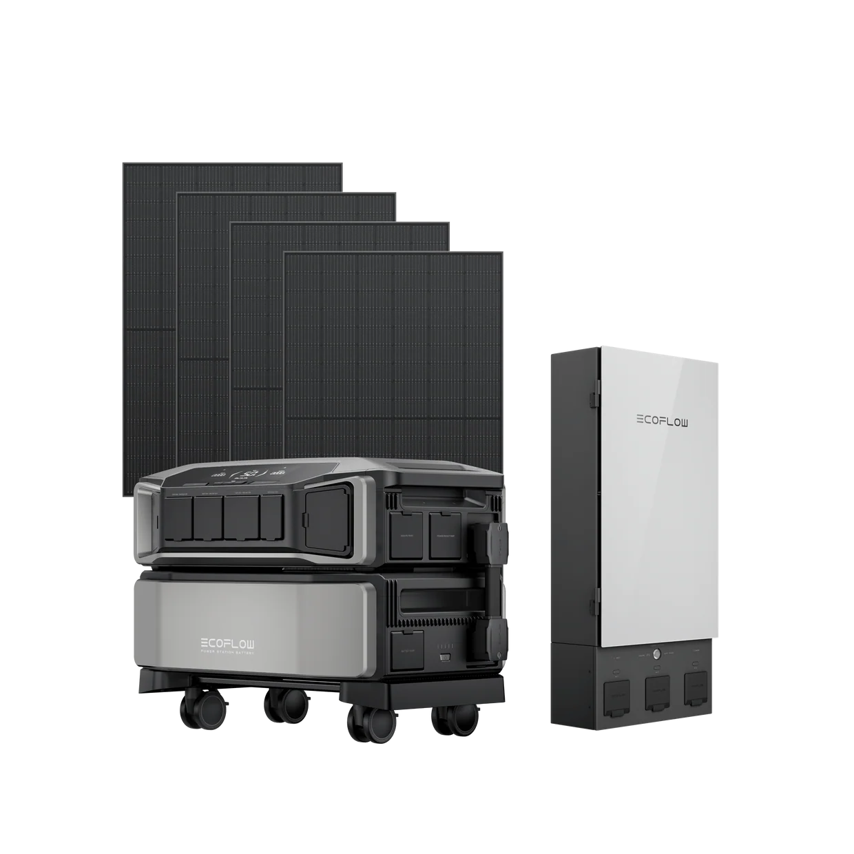 EcoFlow DELTA Pro Ultra + 4 × 400W Rigid Solar Panels + Smart Home Panel 2