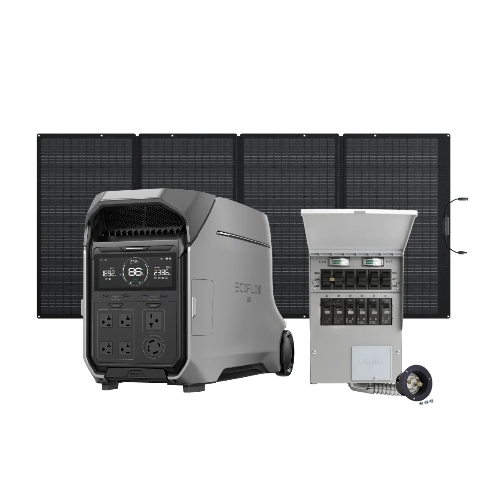 EcoFlow DELTA Pro + 220W Portable Solar Panel