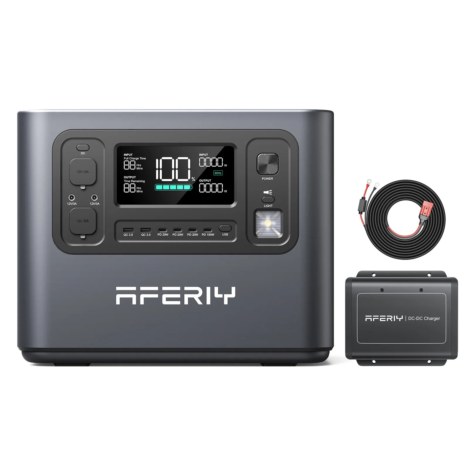 AFERIY DC060 580W DC-DC Alternator Charger for Portable Power Stations