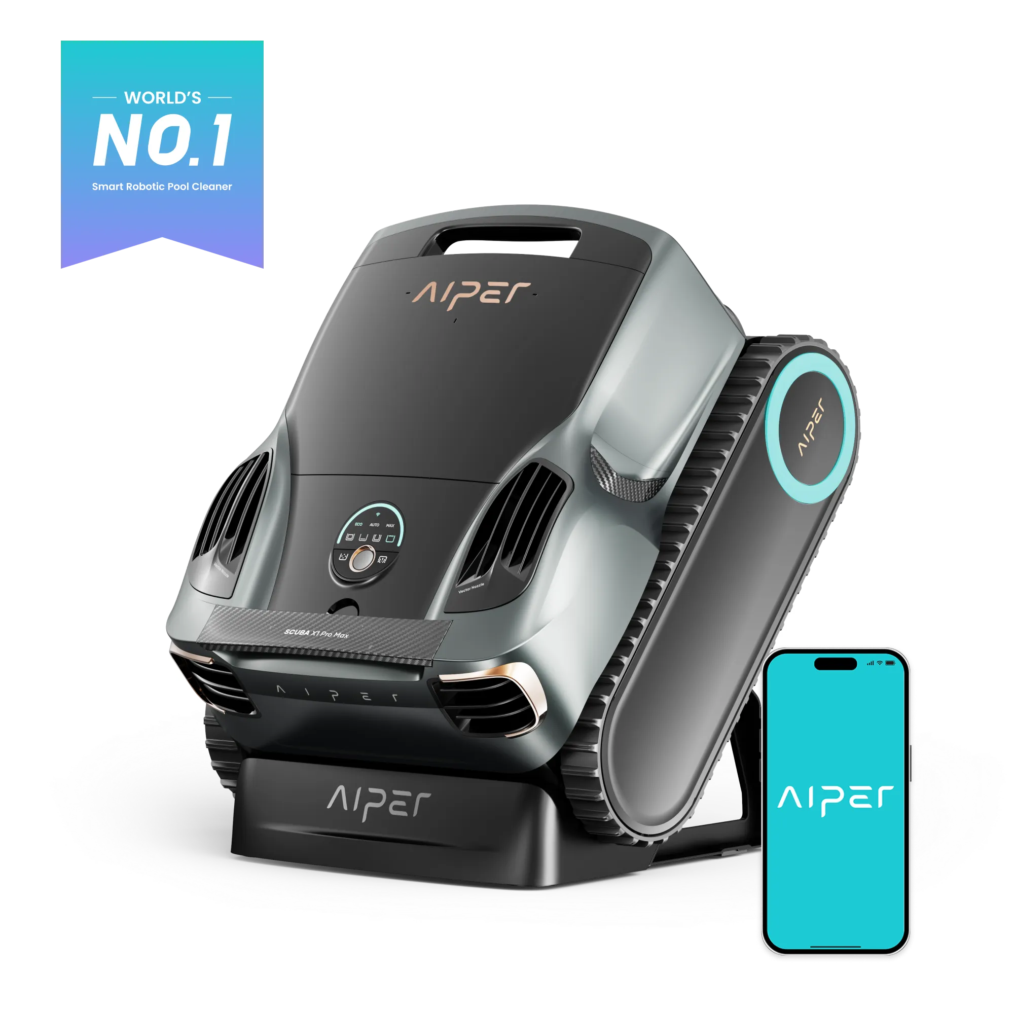 Aiper Scuba X1 Pro Max Cordless Robotic Pool Cleaner