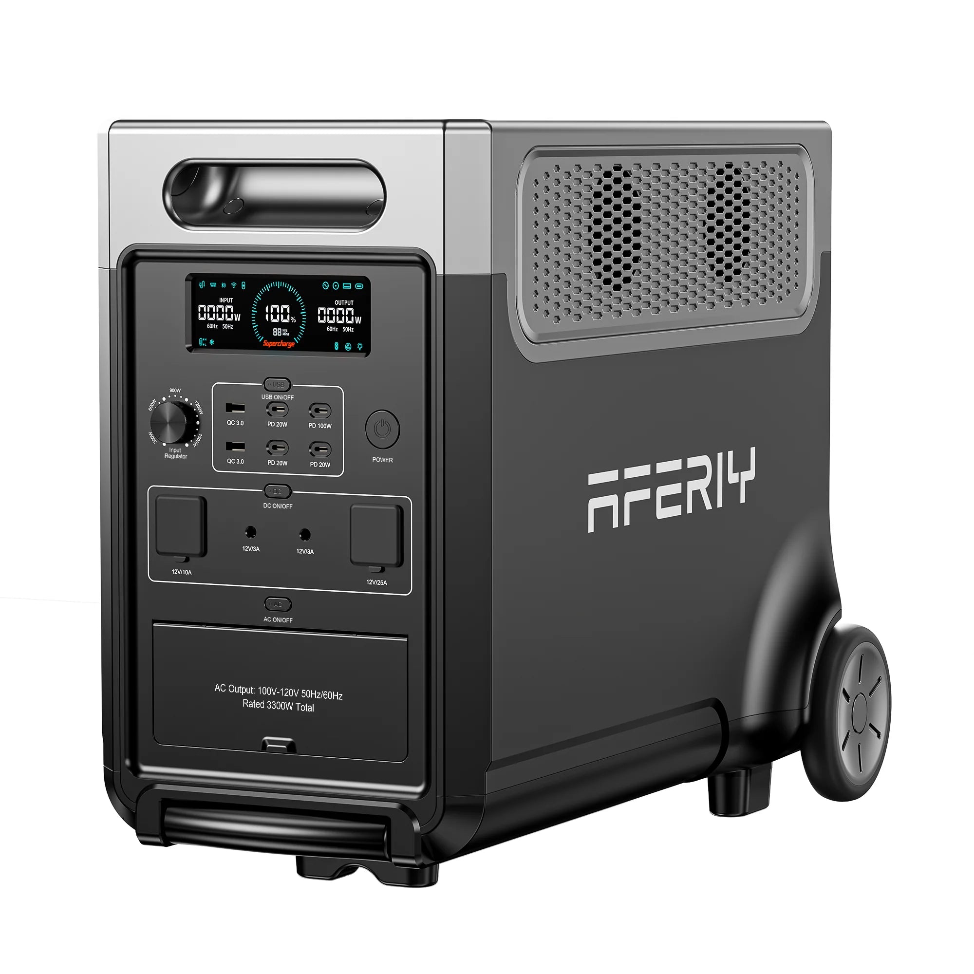 AFERIY P310 3600W Solar Generator Kit with 3840Wh Expansion Battery