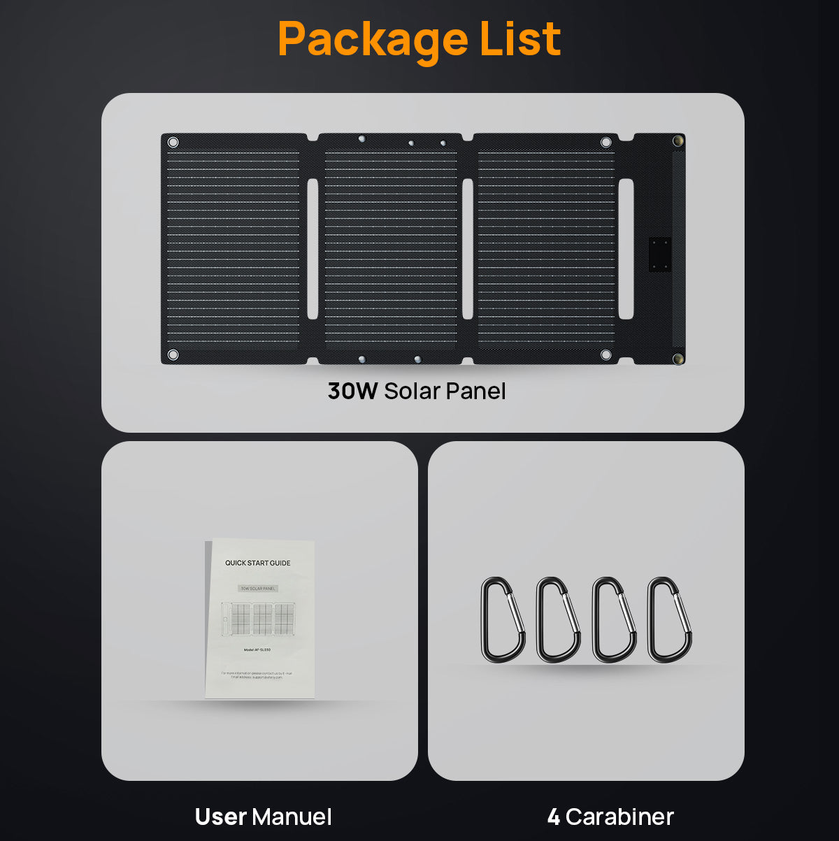 AFERIY AF-SL30 30W Portable Solar Panel