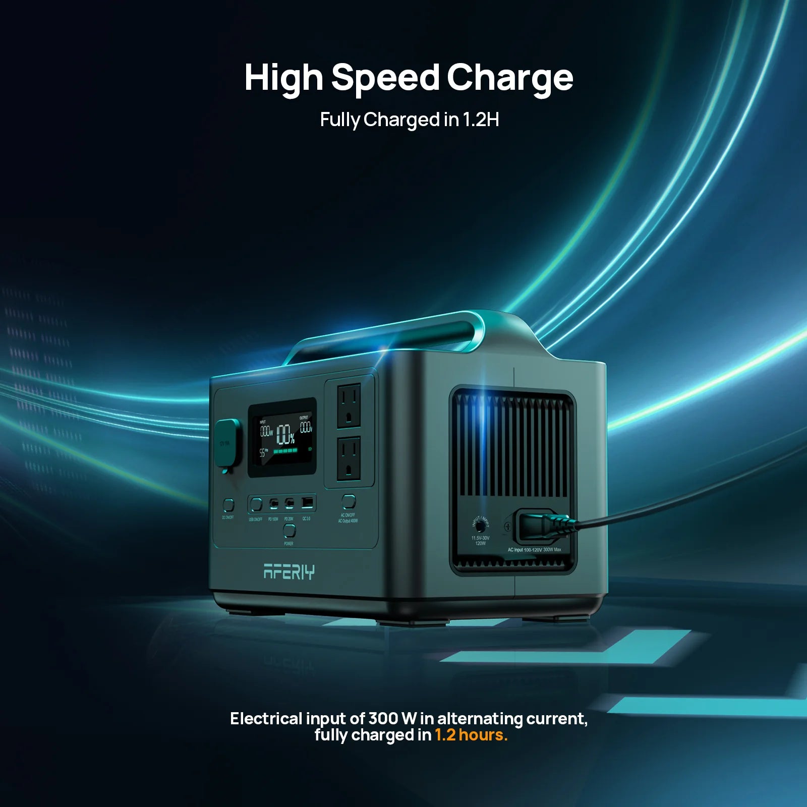 AFERIY P040 Portable Power Station | 400W 256Wh