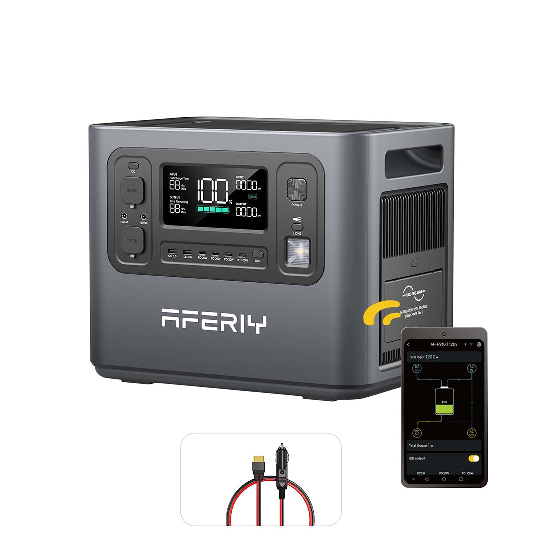 AFERIY P210 Portable Power Station 2400W 2048Wh