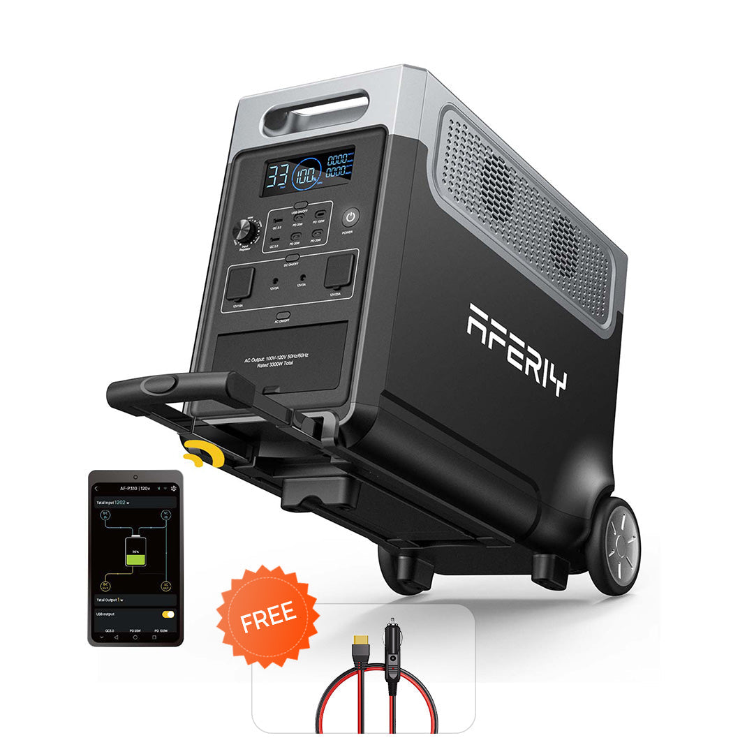 AFERIY P310 Portable Power Station with Expandable Capacity 3600W 3840Wh