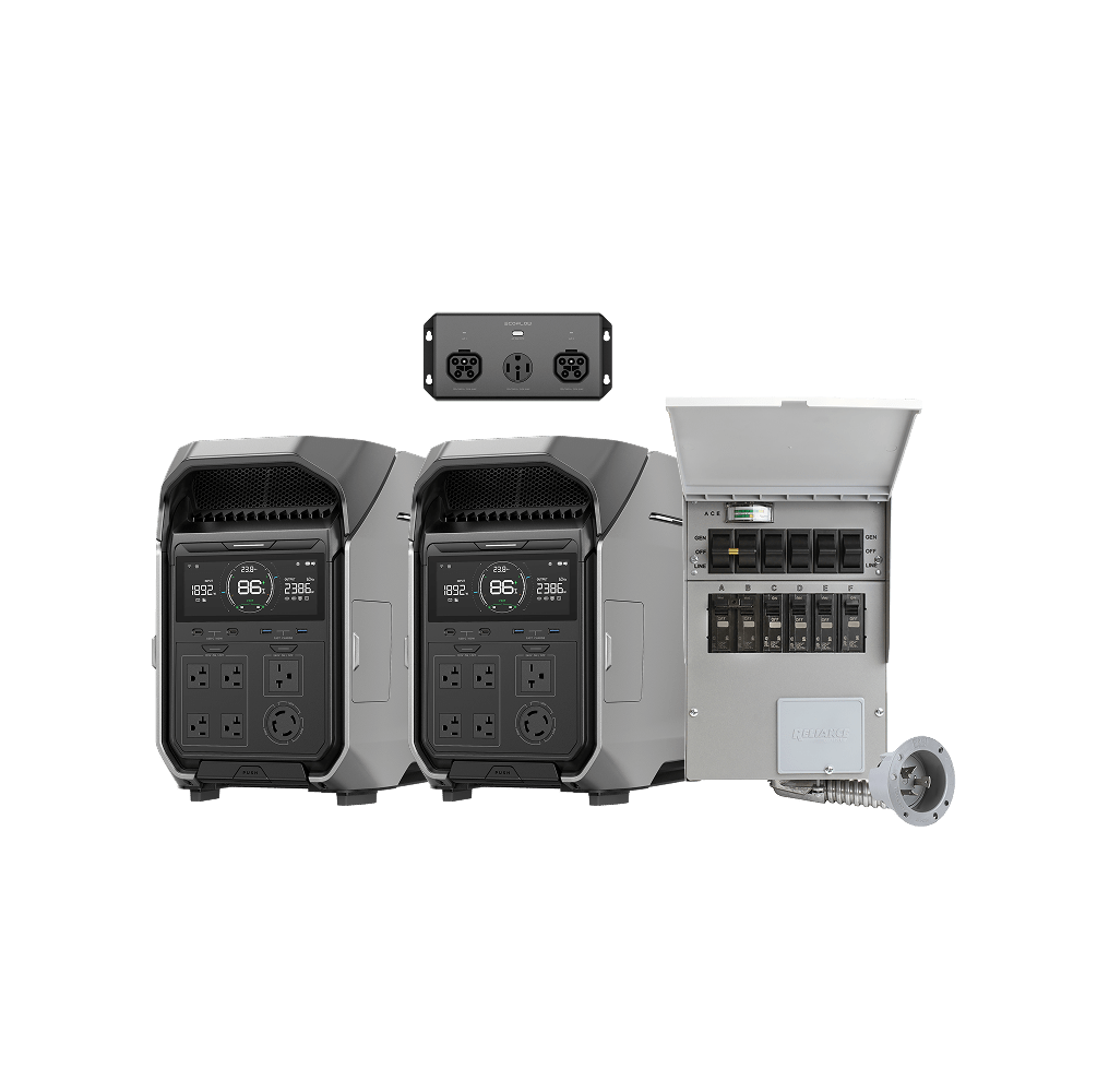 EcoFlow DP3_Bundle 2*DELTA Pro 3 + 50 amp Hub + Transfer Switch EcoFlow DELTA Pro 3 Whole-Home Power Kit