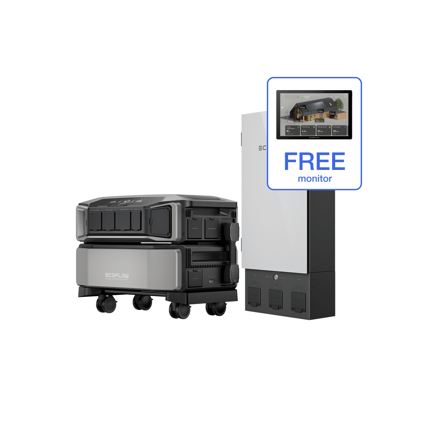 EcoFlow DELTA Pro Ultra + Smart Home Panel 2 + Free monitor EcoFlow DELTA Pro Ultra + Smart Home Panel 2